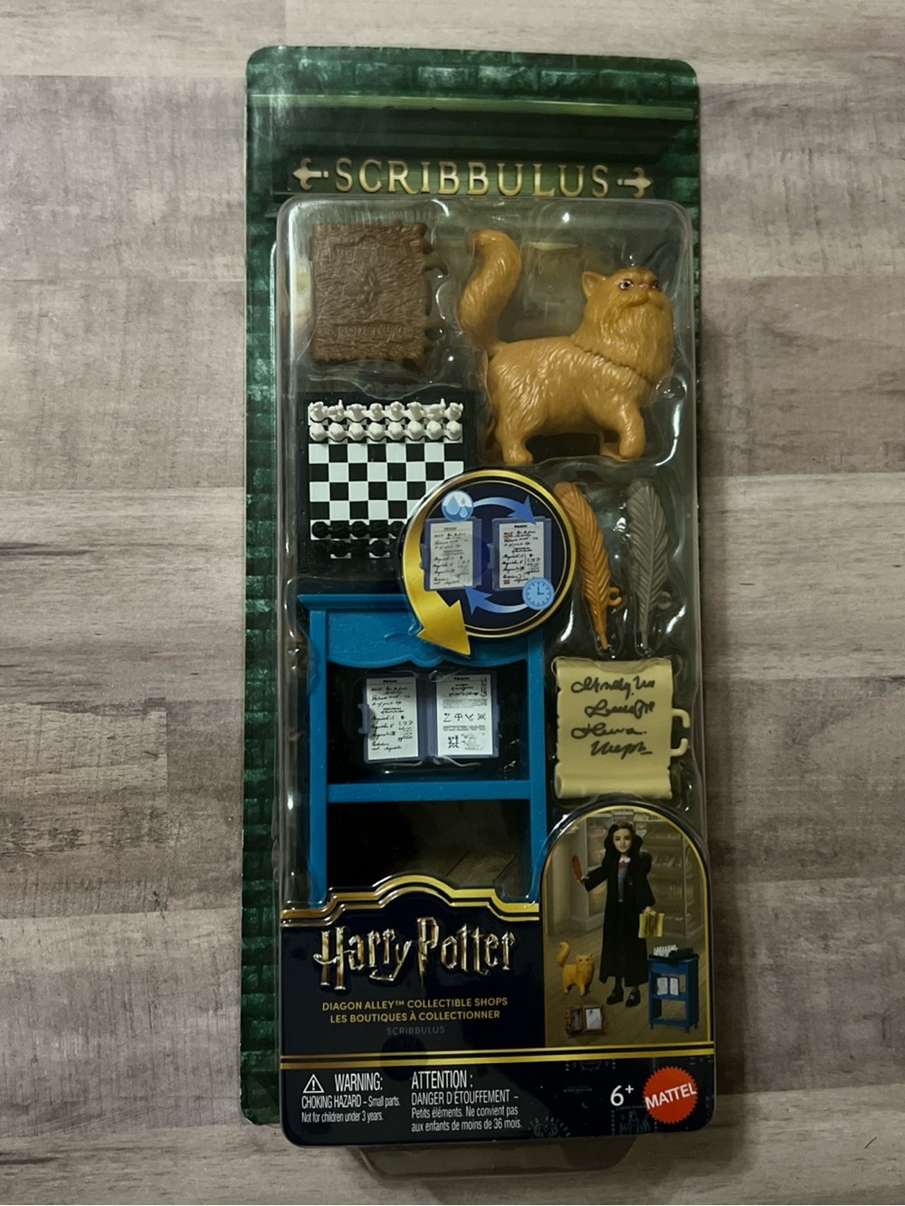 Harry Potter Diagon Alley Collectible Shops Scribbulus Doll Accessories